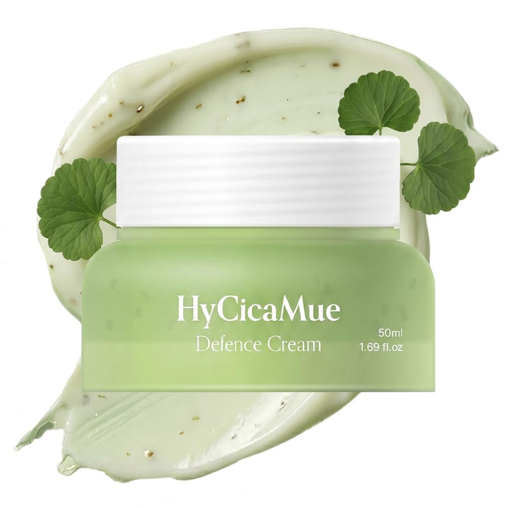 elravie front jar shot showing calming moisturizer and readable label benefit