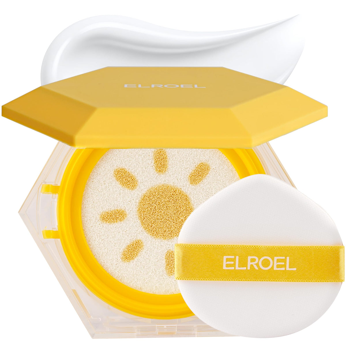 ELROEL front packaging showing compact SPF protection benefit