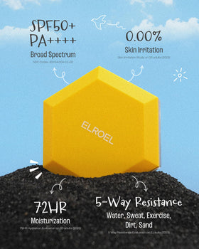 ELROEL puff pressing cushion showcasing even, mess-free application