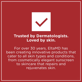 EltaMD AM and PM moisturizers pump detail showing lightweight and richer textures