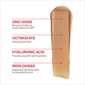EltaMD application on model face showing seamless blending and even tone