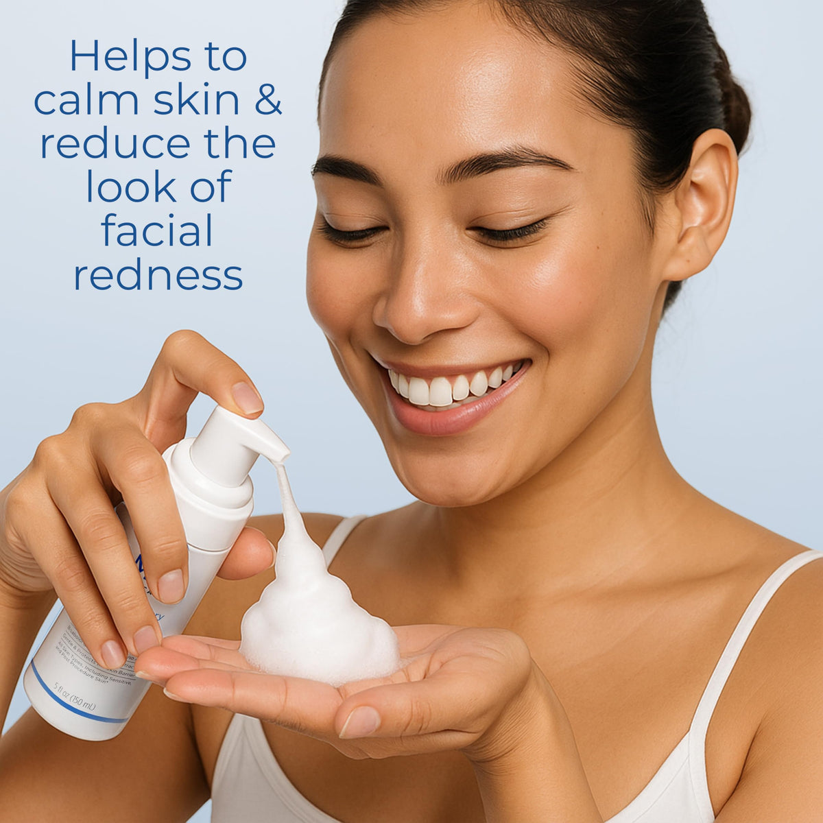 EltaMD before and after hydration comparison illustrating improved skin moisture