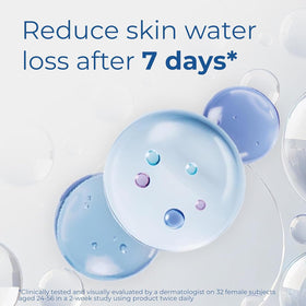 EltaMD before and after skin schematic showing reduced redness and calmer skin