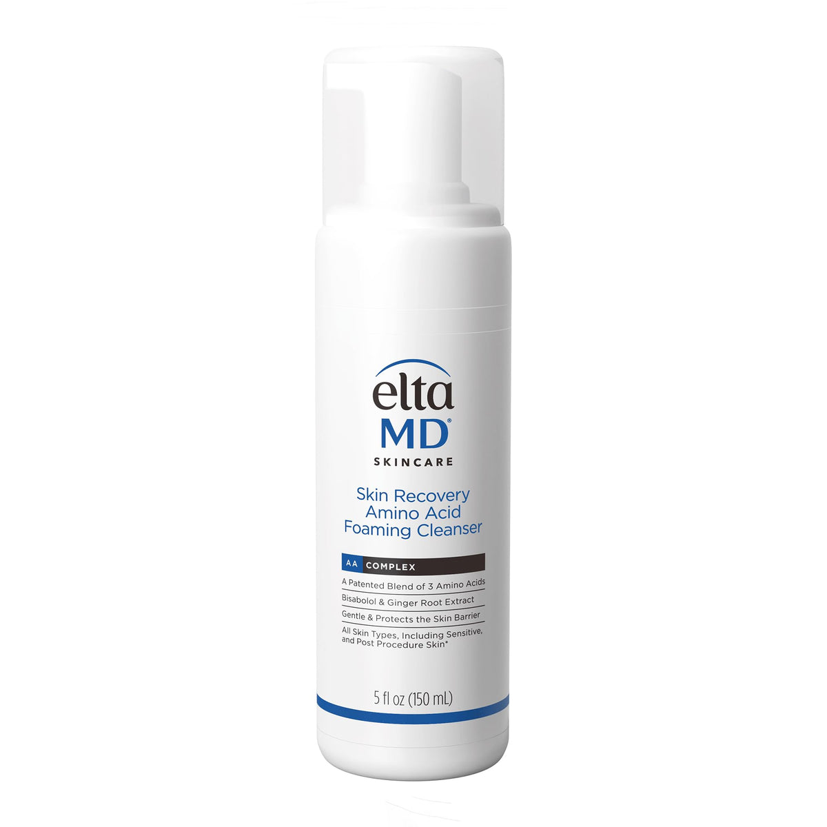 EltaMD front packaging showing clean bottle and product name, promoting gentle cleansing