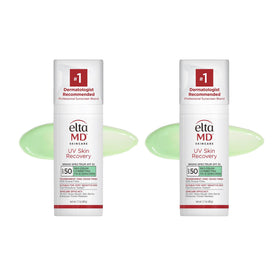 EltaMD front packaging 2-pack showing product and SPF 50 protection benefits