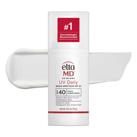 EltaMD front pump 0.5 oz bottle showing compact travel convenience and SPF benefit