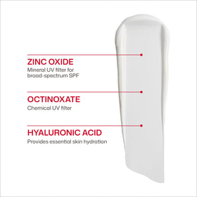 EltaMD label close-up with hyaluronic acid text emphasizing moisturization