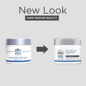EltaMD jar open displaying cream texture and soothing benefit