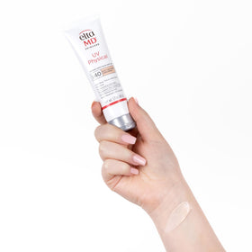 EltaMD sunscreen outdoor scene shows water-resistant protection benefit