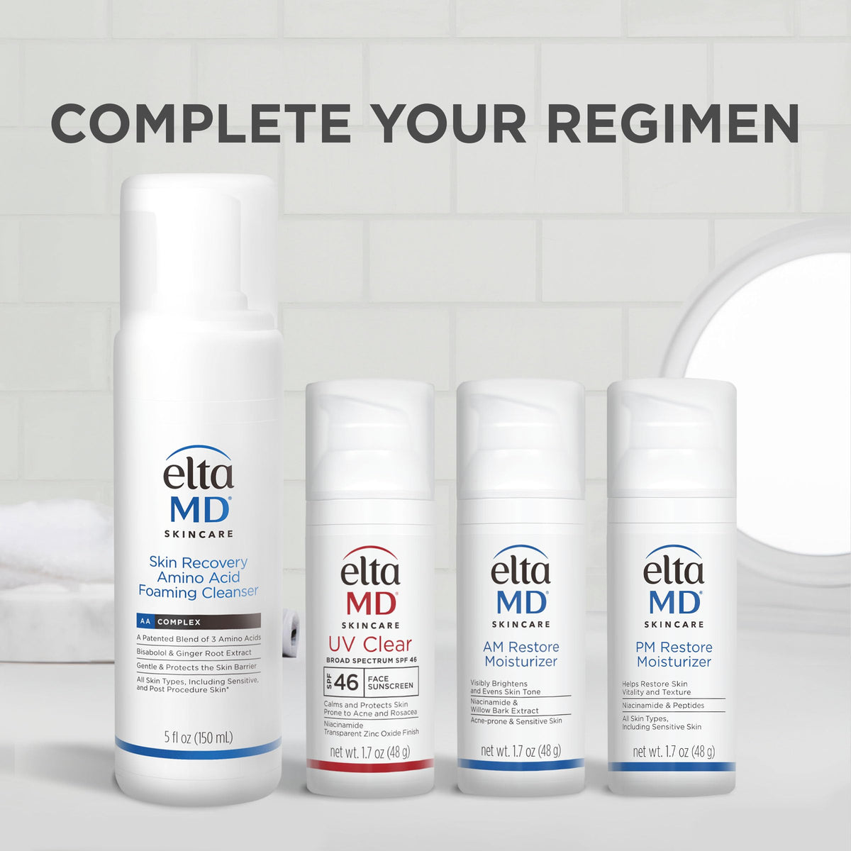EltaMD moisturizer on hand showing absorbent finish and quick hydration