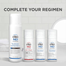 EltaMD moisturizer on hand showing absorbent finish and quick hydration