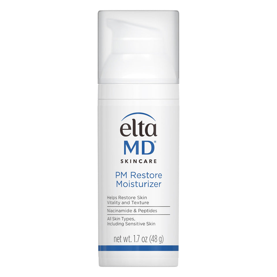 EltaMD front pump bottle showing clean packaging and convenient dispenser