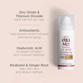 EltaMD pump dispensing tinted sunscreen that blends for natural coverage