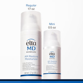 EltaMD moisturizer being dispensed from pump demonstrating controlled hygienic dosing