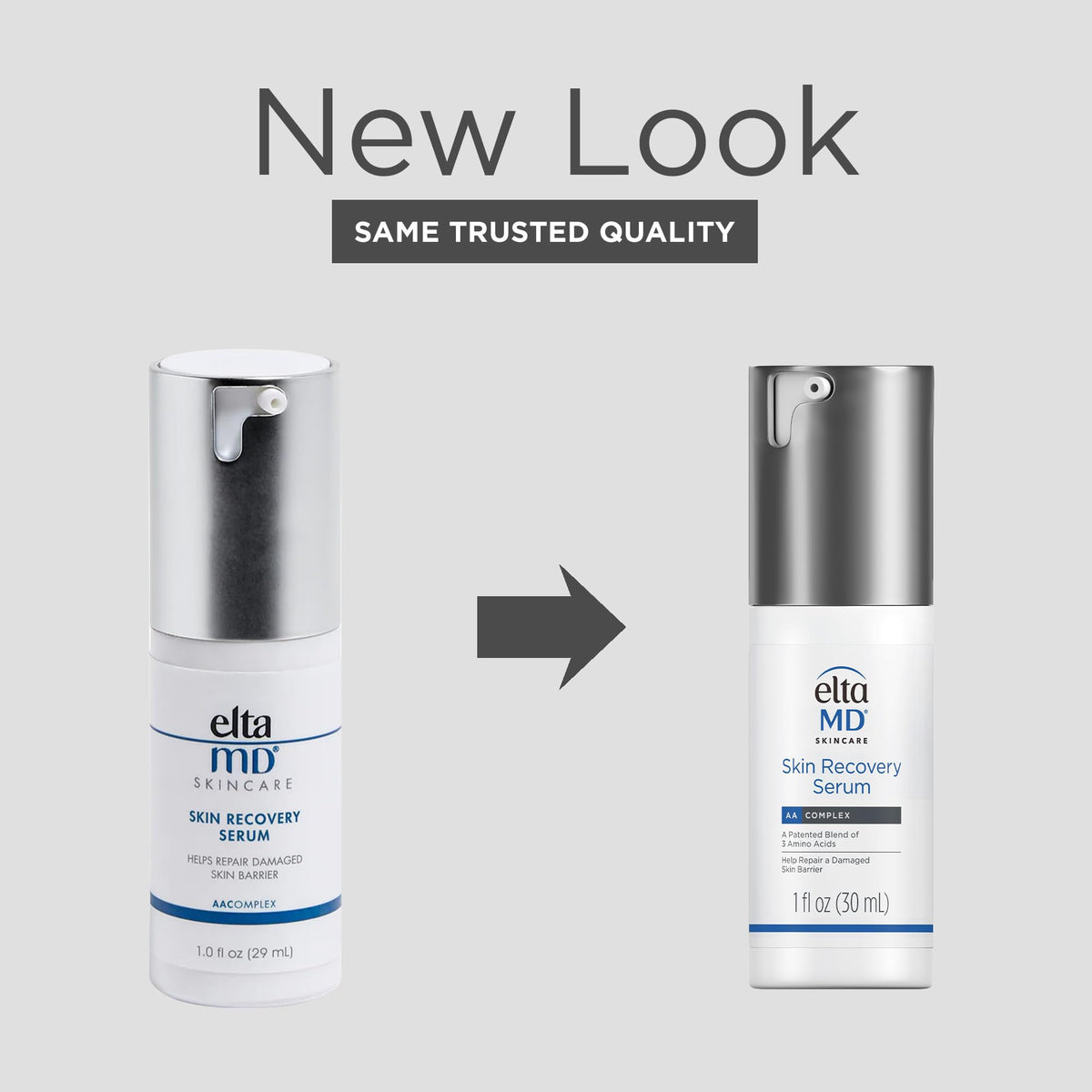 EltaMD pump dispensing serum, illustrating easy controlled application benefit