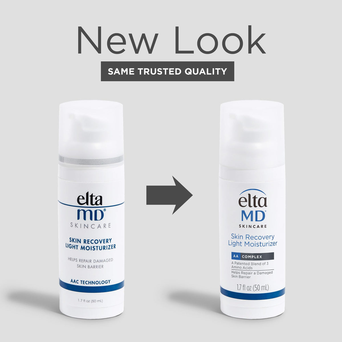 EltaMD pump dispensing moisturizer illustrating hygienic, controlled application benefit