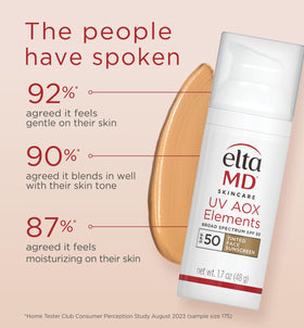 EltaMD close-up texture displaying hydrating consistency and smooth finish