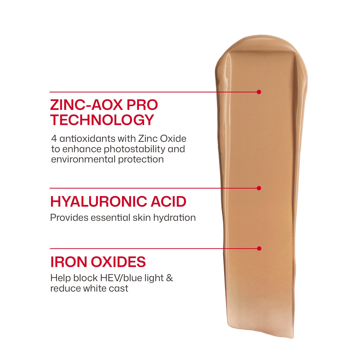 EltaMD tinted formula blended on hand showing seamless coverage benefit