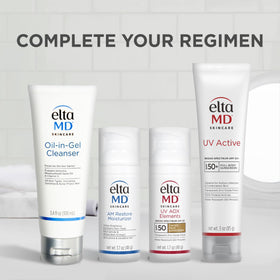 EltaMD label and ingredients panel showing formulation transparency