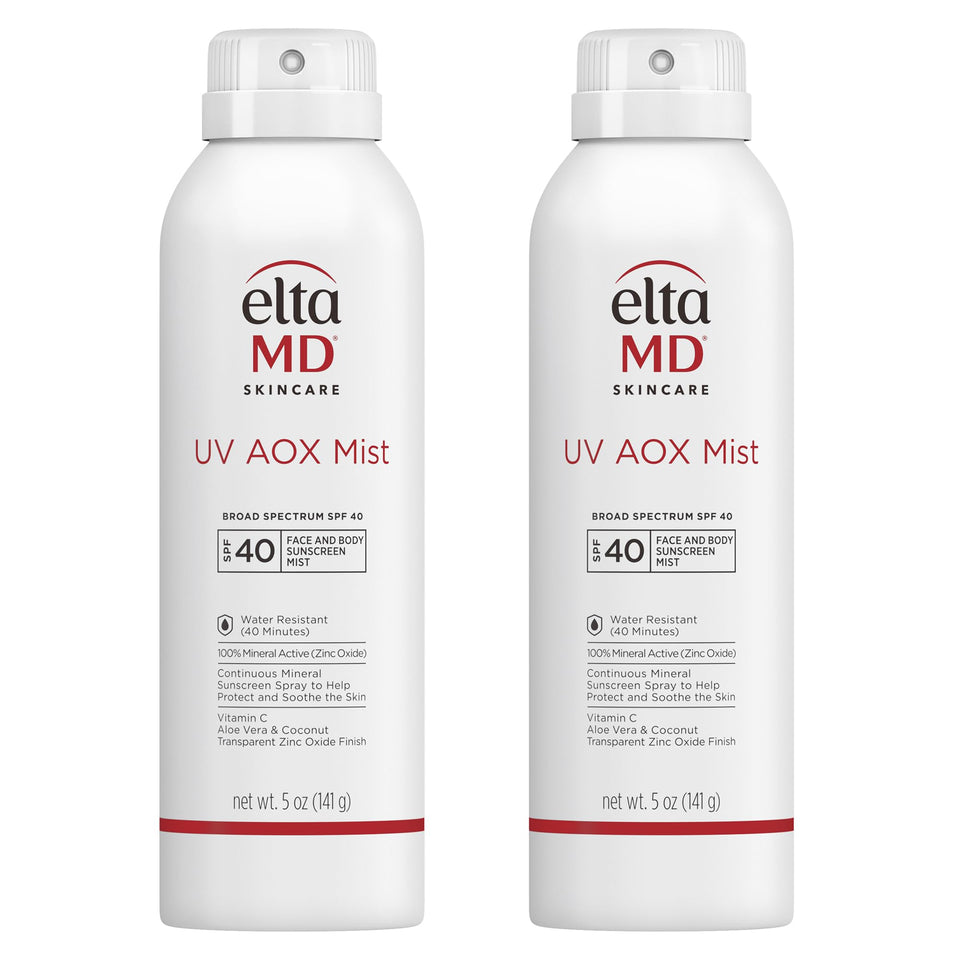 EltaMD front packaging showing SPF 40 and clear-drying benefit