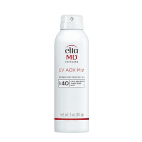 EltaMD front packaging showing SPF 40 and mineral mist benefits