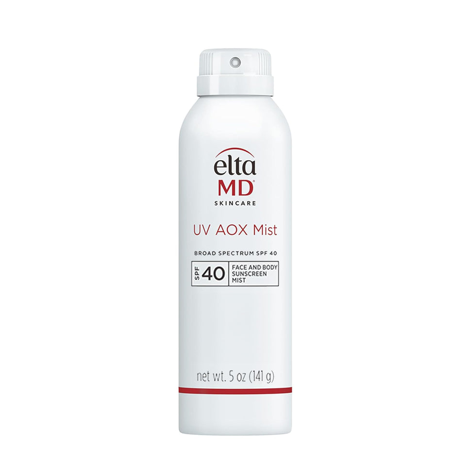 EltaMD front packaging showing SPF 40 and mineral mist benefits
