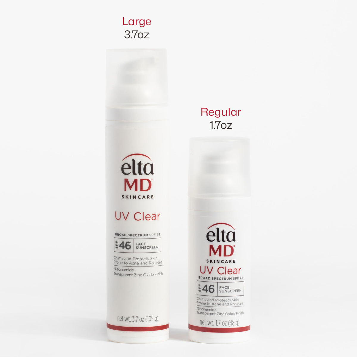 EltaMD dispensing pump in action showing controlled amount for consistent SPF coverage benefit