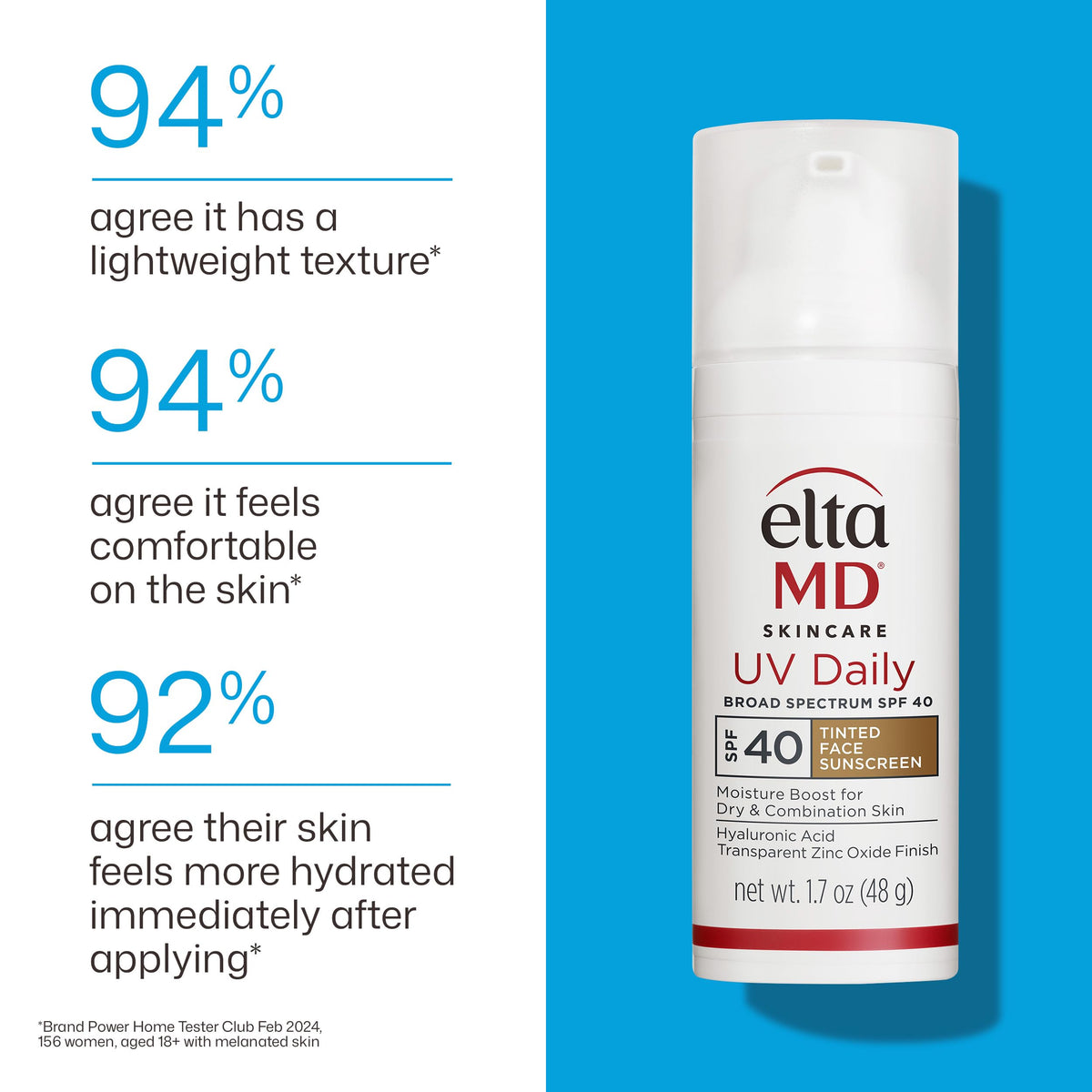 Lifestyle scene of EltaMD used outdoors illustrating daily SPF defense