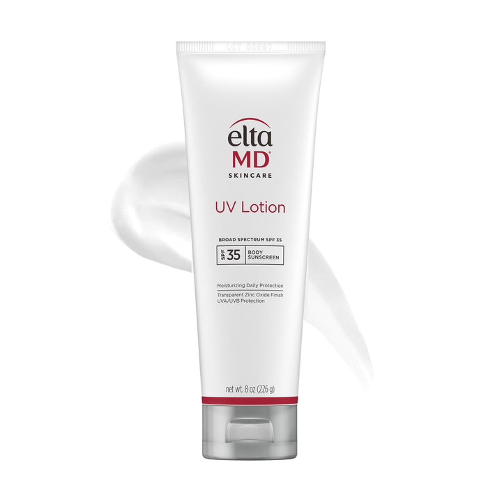 EltaMD UV Lotion front packaging showing clear mineral protection