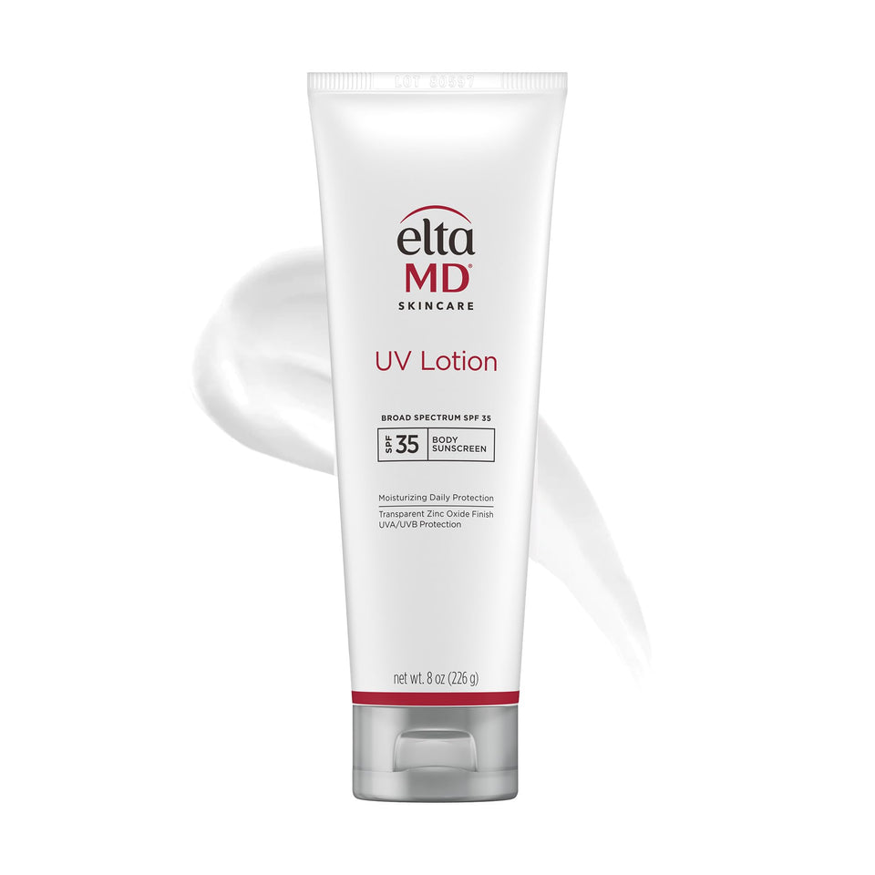 EltaMD UV Lotion front packaging showing clear mineral protection