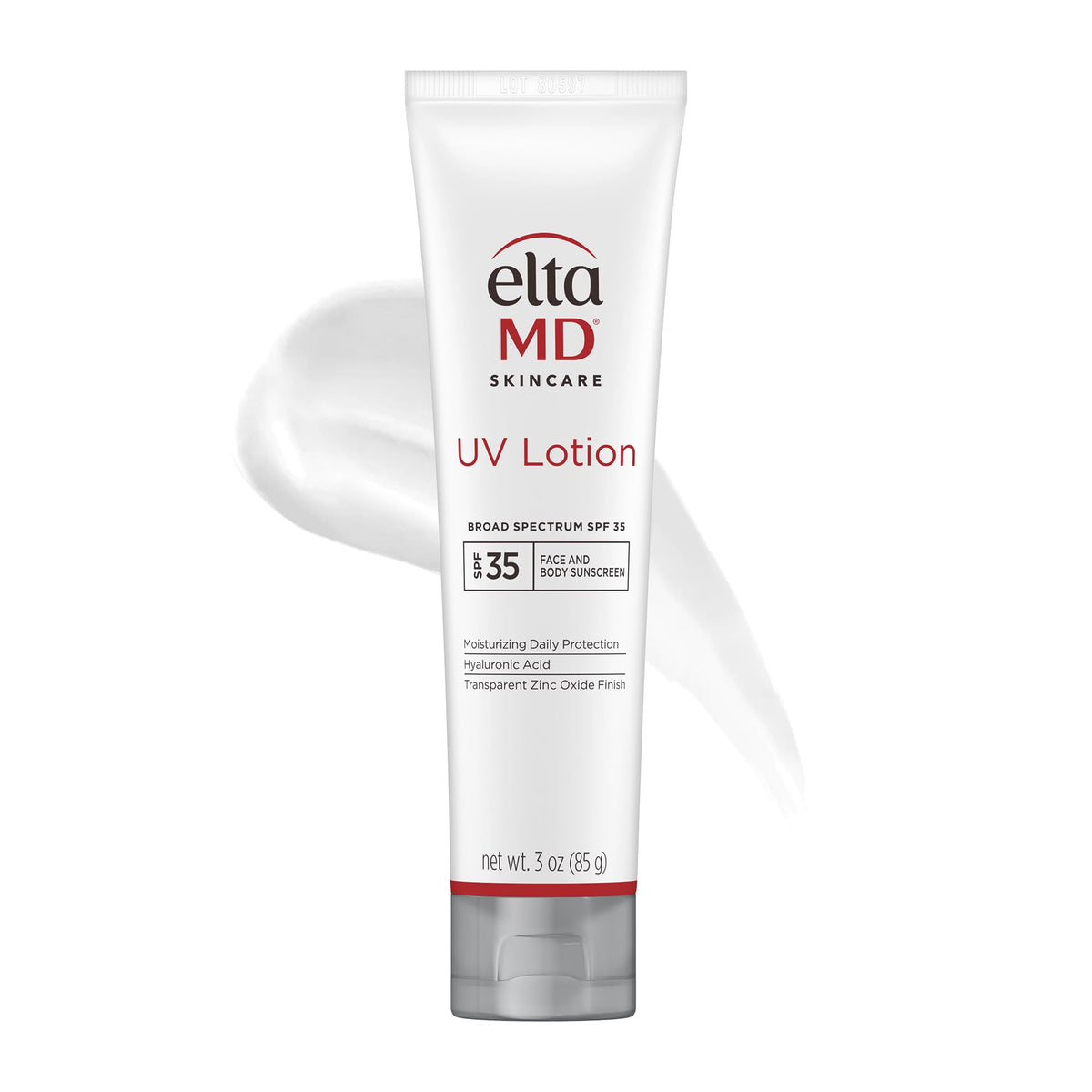 EltaMD UV Lotion front packaging showing product and SPF for easy identification and protection