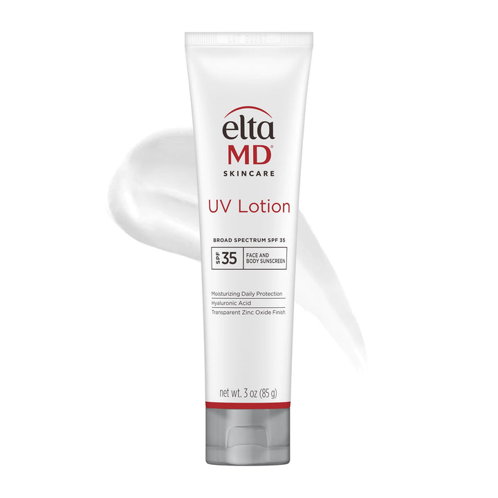 EltaMD UV Lotion front packaging showing product and SPF for easy identification and protection