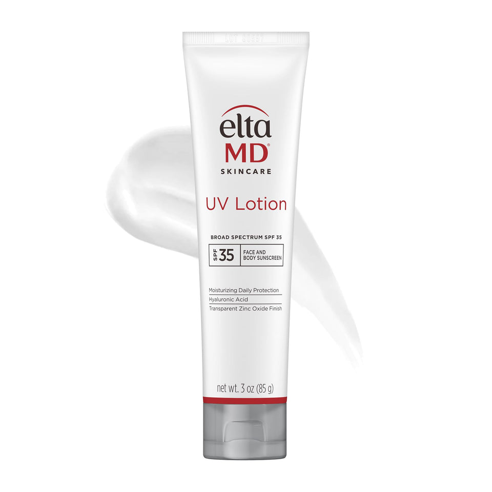 EltaMD UV Lotion front packaging showing product and SPF for easy identification and protection