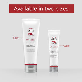 EltaMD UV Lotion lifestyle beach use conveying sun protection and moisturizing benefits