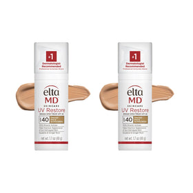 EltaMD front packaging showing SPF 40 and tinted mineral protection benefits