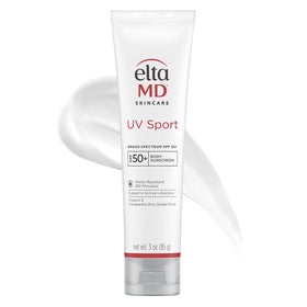 EltaMD front packaging showing tube and SPF 50 protection benefit