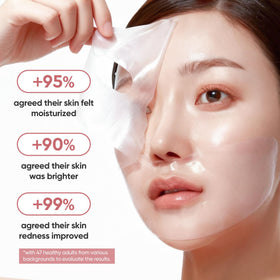 Elvira hydrogel edge detail fitting facial contours for even delivery