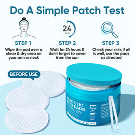 Elvira pad on vanity in nighttime routine setting to suggest evening use