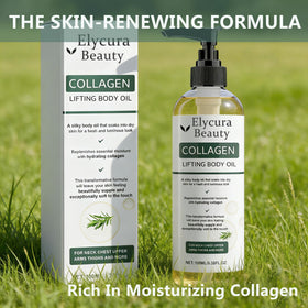 Elycura Beauty lifestyle bathroom use on skin illustrating hydrated satin finish benefit