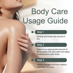 Applying Elycura oil on forearm to hydrate dry skin and improve softness