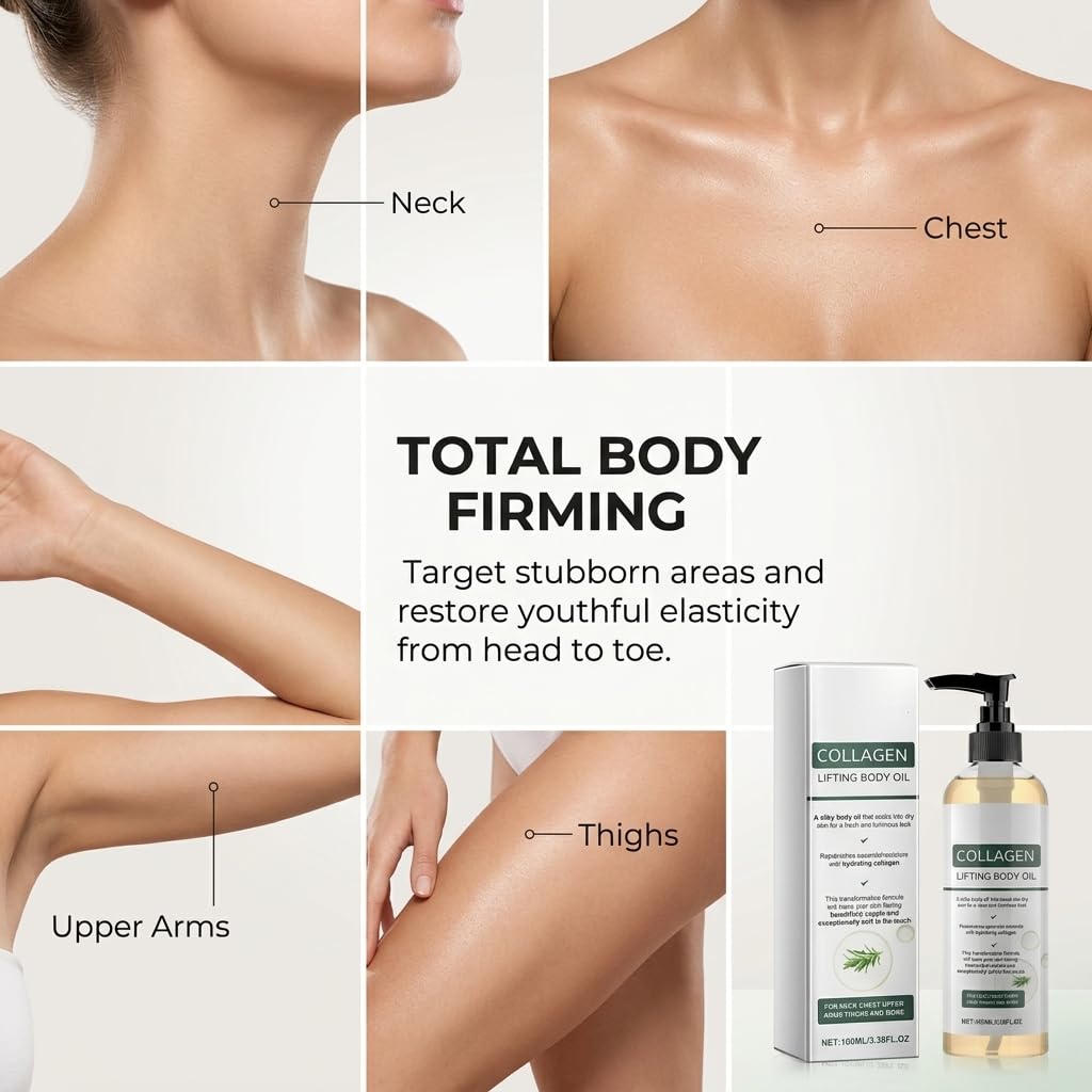 Elycura Collagen Oil applied to face during morning routine for quick absorption benefit