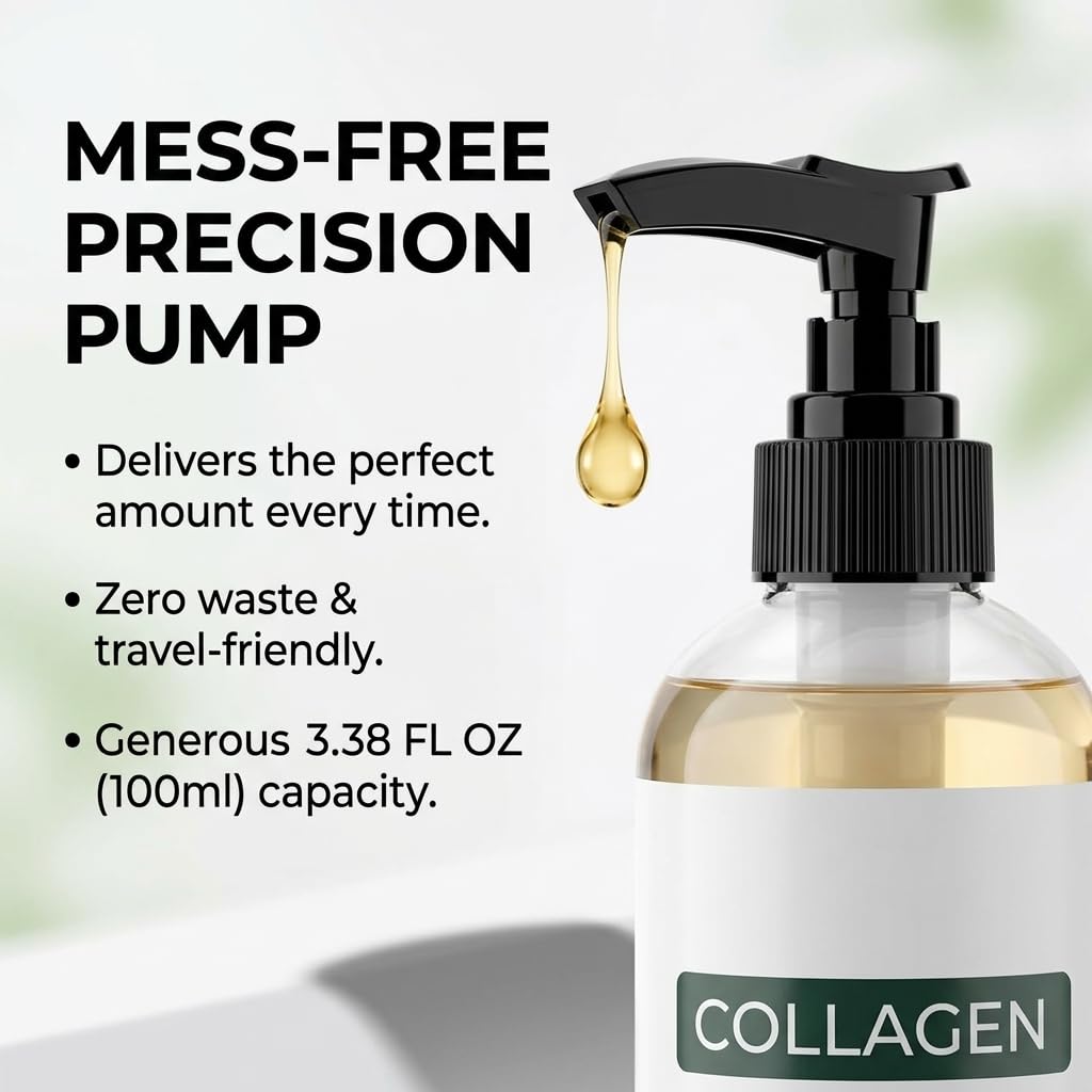 Elycura Collagen Oil with botanical extracts display highlighting natural ingredient benefits