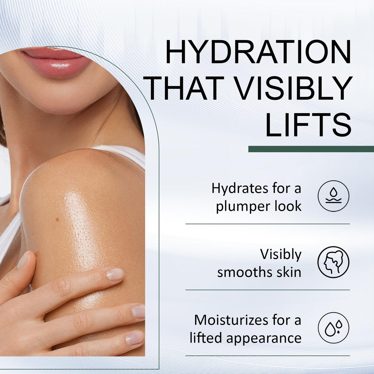 Elycura oil pouring texture close-up demonstrating lightweight absorption benefit
