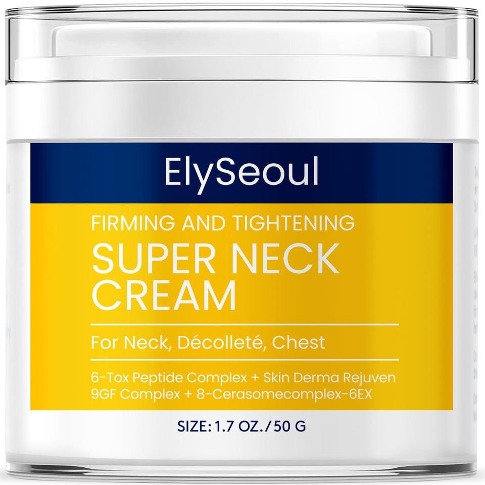 ElySeoul jar front view showing sleek packaging and firming treatment benefit