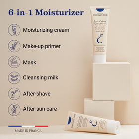 Embryolisse applied on hand demonstrating silky absorption and hydration