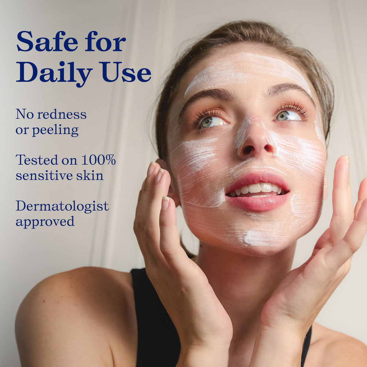 Embryolisse cream spread on hand illustrating quick absorption and lasting hydration