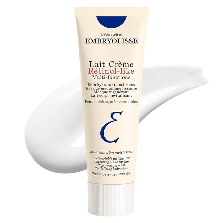 Embryolisse front packaging showing 2.54 fl oz jar and clear labeling for daily use
