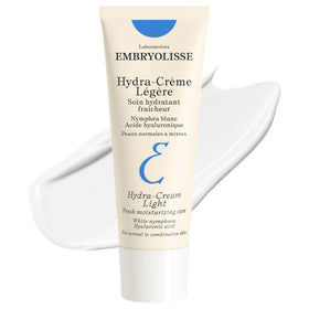 Embryolisse front tube showing compact 1.35 oz packaging and daily hydration benefit