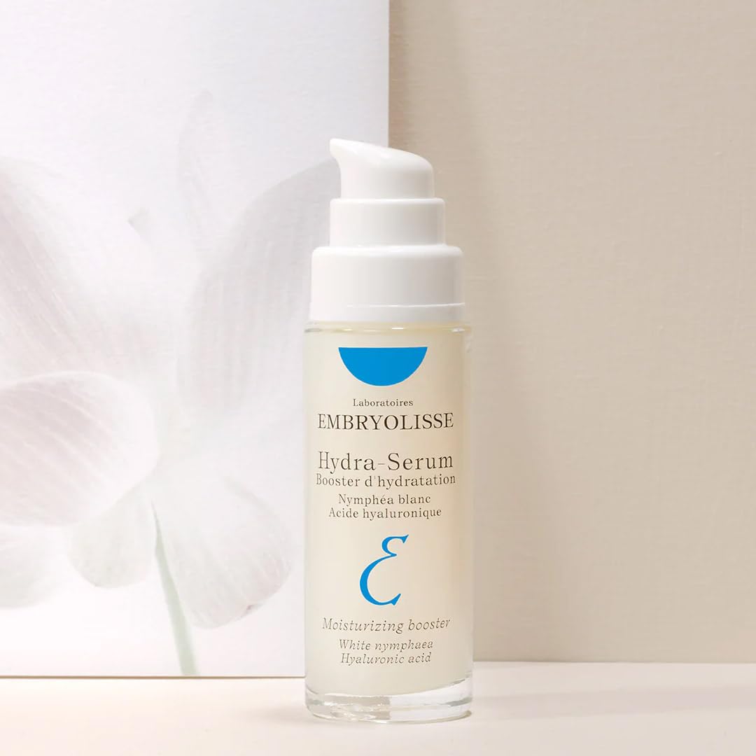 Embryolisse on bathroom counter in morning routine scene for hydrated skin
