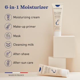 Shea butter and aloe vera with Embryolisse highlighting nourishing ingredients